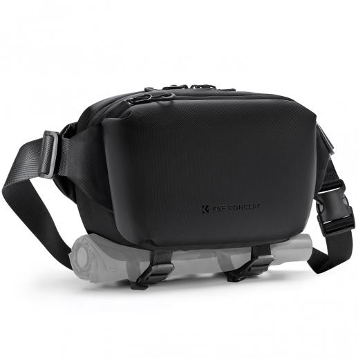 4L Alpha Camera Sling Bag Borsa a tracolla fotografica, compatibile con droni Canon / Nikon / Sony Camars / DJI Mavic - Sling Bag Urban Wander 01 Nero