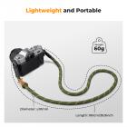 Correa de cuello para cámara, correa de hombro para cámara, apta para cámaras DSLR y SLR, correa Urban Wander 05 verde