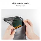 K&F Concept Linsfilterpåse 2-pack, linsfilterfodral 3-fick Professionell Fotografi Filterhållare Bältesväska Fodral Vattentät och dammtät för filter upp till 82 mm