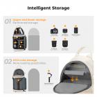 K&F Concept 10L Borsa a Tracolla per Fotocamera, Zaino Monospalla Fotografico Impermeabile, Zaino Fotografico Piccolo Casual Antifurto Compatibile con DSLR SLR Mirrorless macchina fotografica - Sling Bag Urban Wander 02 Beige