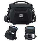 K&F Concept Borsa per Fotocamera a Tracolla, Borsa Fotografica Impermeabile in eva hardshell con tracolla regolabile, Compatta Custodia per Macchine Fotografiche Reflex Obiettivo Treppiede-S