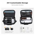 K&F Concept Borsa per Fotocamera a Tracolla, Borsa Fotografica Impermeabile in eva hardshell con tracolla regolabile, Compatta Custodia per Macchine Fotografiche Reflex Obiettivo Treppiede-S