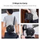 K&F Concept Borsa per Fotocamera a Tracolla, Borsa Fotografica Impermeabile in eva hardshell con tracolla regolabile, Compatta Custodia per Macchine Fotografiche Reflex Obiettivo Treppiede-S