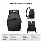 K&F CONCEPT Zaino Fotografico Professionale, Zaino Fotografico Ligera 5L Resistente al Agua para Uso Diario y Viajes, Compatible con Sony/Canon/Nikon, Compacto con Compartimento para iPad, Nero