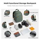 K&F CONCEPT Zaino Fotografico Professionale, Zaino Fotografico Ligera 5L Resistente al Agua para Uso Diario y Viajes, Compatible con Sony/Canon/Nikon, Compacto con Compartimento para iPad, Verde
