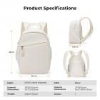 K&F CONCEPT Zaino Fotografico Professionale, Zaino Fotografico Ligera 5L Resistente al Agua para Uso Diario y Viajes, Compatible con Sony/Canon/Nikon, Compacto con Compartimento para iPad, Beige