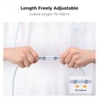 Halskæderem til Osmo Pocket 3, multifunktionelt ophængningsreb til smartphones, tredobbelt beskyttelse, justerbar længde, værktøjsfri installation, kompatibel med smartphones og actionkameraer, frigør dine hænder og kan hurtigt komme i gang med at optage,