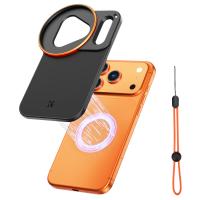Adaptador de montura de filtro magnético de doble cara K&F CONCEPT, compatible con iPhone 17 Pro y filtros roscados de 58 mm, montura de filtro para iPhone (filtro no incluido)