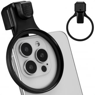 K&F CONCEPT 67 mm tryckbar telefonlinsfilteradapter, kompatibel med iPhone 17/16/15/14/13/12, 16/15/14/13/12 Pro, 16/15/14/13/12 Pro Max (filter ingår ej)