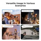 K&F CONCEPT 5" Selfie Monitor Screen, Wireless 4K/1080p Magnetic Vlog Back Camera Monitor, Selfie Monitor with 164ft Range, P2P Wireless, Compatible with iPhone & Android, for Content Creator