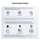K&F CONCEPT 5" Selfie Monitor Screen, Wireless 4K/1080p Magnetic Vlog Back Camera Monitor, Selfie Monitor with 164ft Range, P2P Wireless, Compatible with iPhone & Android, for Content Creator