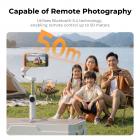 K&F CONCEPT 5" Selfie Monitor Screen, Wireless 4K/1080p Magnetic Vlog Back Camera Monitor, Selfie Monitor with 164ft Range, P2P Wireless, Compatible with iPhone & Android, for Content Creator