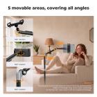 K&F CONCEPT Universele Tabletstandaard en Telefoonhouder voor op de Vloer met 2,89 kg verzwaarde voet, inclusief magnetische kop, tablet- en telefoonklemmen, 1,6 m verstelbare arm voor bed en bank, compatibel met iPad en iPhone
