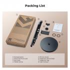 K&F CONCEPT Universele Tabletstandaard en Telefoonhouder voor op de Vloer met 2,89 kg verzwaarde voet, inclusief magnetische kop, tablet- en telefoonklemmen, 1,6 m verstelbare arm voor bed en bank, compatibel met iPad en iPhone
