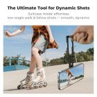 K&F CONCEPT PT02 7mm 59g Magnetische Telefoonhouder, Opvouwbare Selfie Stick voor iPhone, Dubbelzijdige Magneten Mini Statief Zaktelefoonhouder met Haak, Compatibel met iPhone 17-12 Serie Android Telefoons