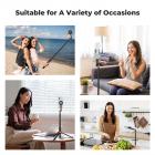 K&F CONCEPT Lichtgewicht 71 inch magnetische selfiestick met statief, draagbare uitschuifbare telefoonstandaard met Bluetooth-afstandsbediening, 3-assige verstelling, aluminium vlogrig, compatibel met iPhone 17 16 15 14 Pro Max