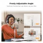 K&F CONCEPT Lichtgewicht 71 inch Mag-Safe Selfie Stick Statief, Draagbare Uitschuifbare Telefoonstandaard met Bluetooth Afstandsbediening, 3-assige Verstelling Aluminium Vlog Rig Compatibel met iPhone 17 16 15 14 Pro Max
