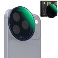 K&F CONCEPT FNA01 Snap-On ND2-32 filter voor iPhone 17 Pro & Pro Max, 11,2 g ultralicht variabel ND-lensfilter met Snap-on Deco-bevestiging, AGC-glas met 28-laags coating