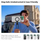 K&F CONCEPT FCA01 Snap-On CPL-filter voor iPhone 17 Pro Max/17 Pro, 9,5 g ultralicht polarisatiefilter met Snap-on Deco-bevestiging, AGC-glas met 28-laags antireflectiecoating.