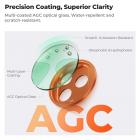 K&F CONCEPT FCA01 Snap-On CPL-filter voor iPhone 17 Pro Max/17 Pro, 9,5 g ultralicht polarisatiefilter met Snap-on Deco-bevestiging, AGC-glas met 28-laags antireflectiecoating.