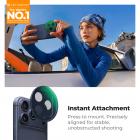 K&F CONCEPT FCA01 Snap-On CPL-filter voor iPhone 17 Pro Max/17 Pro, 9,5 g ultralicht polarisatiefilter met Snap-on Deco-bevestiging, AGC-glas met 28-laags antireflectiecoating.