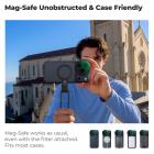 K&F CONCEPT FCA01 Snap-On CPL-filter voor iPhone 17 Pro Max/17 Pro, 9,5 g ultralicht polarisatiefilter met Snap-on Deco-bevestiging, AGC-glas met 28-laags antireflectiecoating.