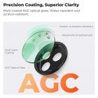 K&F CONCEPT FCA01 Snap-On CPL-filter voor iPhone 17 Pro Max/17 Pro, 9,5 g ultralicht polarisatiefilter met Snap-on Deco-bevestiging, AGC-glas met 28-laags antireflectiecoating.