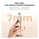 K&F CONCEPT PT02 7mm 59g Magnetic Phone Stand, Foldable Selfie Stick for iPhone, Dual-Sided Magnets Mini Tripod Pocket Cell Phone Stand with Hook, Compatible with iPhone 17-12 Series Android Phones