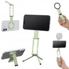 K&F CONCEPT 7mm 59g Magnetic Phone Stand, Foldable Selfie Stick for iPhone, Dual-Sided Magnets Mini Tripod Pocket Cell Phone Stand with Hook, Compatible with iPhone 17-12 Series Android Phones