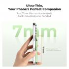K&F CONCEPT 7mm 59g Magnetic Phone Stand, Foldable Selfie Stick for iPhone, Dual-Sided Magnets Mini Tripod Pocket Cell Phone Stand with Hook, Compatible with iPhone 17-12 Series Android Phones