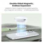 K&F CONCEPT 7mm 59g Magnetic Phone Stand, Foldable Selfie Stick for iPhone, Dual-Sided Magnets Mini Tripod Pocket Cell Phone Stand with Hook, Compatible with iPhone 17-12 Series Android Phones