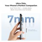 K&F CONCEPT 7mm 59g Magnetic Phone Stand, Foldable Selfie Stick for iPhone, Dual-Sided Magnets Mini Tripod Pocket Cell Phone Stand with Hook, Compatible with iPhone 17-12 Series Android Phones