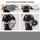 K&F Concept Fem-I-Ett Sirkulær Reflektor 56 cm Gull Sølv Svart Hvit Gjennomskinnelig Mykt Lys Panelportrett Utendørsfotografering Lysblokkering Bærbar Sammenleggbar Fotografering Telttilbehør