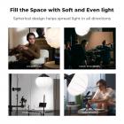 26" / 65 cm Softbox Lantern Soft Light Modifier Quick Release Light Diffuser Softbox kompatibel med Bowens Mount med bæretaske til fotografistudie Speedlite Flash og Monolight