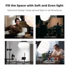 33,5" / 85 cm Softbox Lantern Soft Light Modifier Quick Release Light Diffuser Softbox kompatibel med Bowens Mount med bæretaske til fotografistudie Speedlite Flash og Monolight