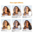 5-i-1 foldbar reflektor med bæretaske, inklusive guld, sølv, sort, hvid reflekterende klud og gennemskinnelig diffuserklud 40