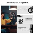 Supporto per riflettore fotografico K&F CONCEPT, supporto con clip in metallo resistente con attacco per supporto luce da 5/8" per riflettori, pannelli per fondali