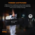 Softbox ottagonale K&F CONCEPT da 65 cm, attacco Bowens standard, include rete a nido d'ape, telo diffusore e sacca di trasporto con coulisse. Adatto a tutte le luci di riempimento, flash da studio, ecc. con attacco Bowens standard.