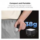 K&F Concept Magnetisk Mini-lys for DJI Osmo Pocket 3, 1W USB C Oppladbar Ekstra LED-fyllingsbelysning, Fargetemperatur 3 Nivåer Justerbar 3000K/4500K/6000K, Lysstyrke 2 Nivåer Videolampe