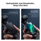 K&F CONCEPT 2-pack schermbeschermers, compatibel met Pocket 4/3, gehard glas met een hardheid van 9H, ultradun (0,25 mm), anti-vingerafdruk, hoge transparantie, perfecte pasvorm voor flipscreen.
