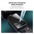 K&F CONCEPT AR schermbeschermer compatibel met DJI Osmo Pocket 4 & 3, Pocket 4 & 3 accessoires. Schermbeschermer van gehard glas, 9H hardheid, inclusief stofvrije uitlijningsset, anti-reflectie, anti-vingerafdruk, krasbestendig, bubbelvrije in
