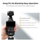 K&F CONCEPT PP62 magnetische uitbreidingsbehuizing voor DJI Osmo Pocket 4/3, Mag-Safe-compatibele rig met 1/4" schroefdraad en cold shoe, CNC-gefreesd aluminium frame, past in de originele beschermhoes.