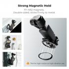 K&F CONCEPT PP62 magnetische uitbreidingsbehuizing voor DJI Osmo Pocket 4/3, Mag-Safe-compatibele rig met 1/4" schroefdraad en cold shoe, CNC-gefreesd aluminium frame, past in de originele beschermhoes.