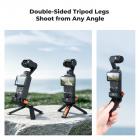 K&F CONCEPT PP63 magnetisch uitbreidingsframe voor DJI Osmo Pocket 4 / Pocket 3, beschermende behuizing van aluminiumlegering met snelsluiting, cold shoe en 1/4 inch schroefbevestiging voor vlogaccessoires.