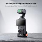 K&F CONCEPT uitbreidingsadapter accessoires compatibel met Pocket 4/3, aluminium beschermkooi met cold shoe, 1/4", Action, Arca, Dual-Claw, past in de originele aluminium camerahouder.