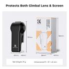 K&F Concept beschermhoes compatibel met DJI Osmo Pocket 4/3, harde PC-schaal met 2 magnetische filterhouders (ND/CPL), siliconen inleg, schok- en krasbestendig, opladen en TF-kaart zonder verwijdering