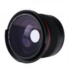 58mm Fisheye Lens 0.35X HD Wide Angle with Macro Close Up