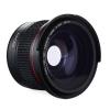 52mm Fisheye-objektiv 0.35X HD vidvinkel med makro närbild