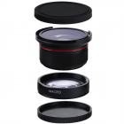 52mm Fisheye-objektiv 0.35X HD vidvinkel med makro närbild