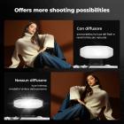 K&F CONCEPT Mini On-Camera Flash GN12, 5600K, batteria integrata da 2000 mAh, compatibile con Canon, Fuji, Sony, Nikon, Panasonic, Olympus, Pentax e altre fotocamere DSLR/mirrorless con slitta a contatto caldo standard.